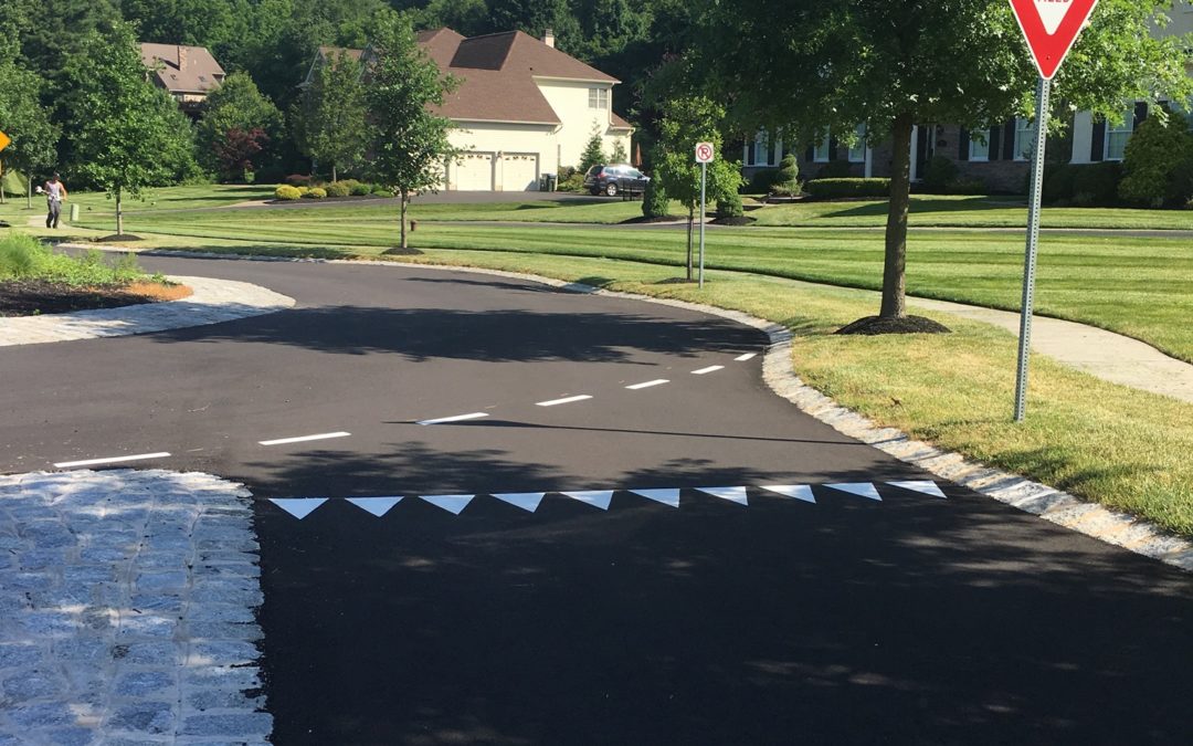 Buckingham Pavement Line Striping, buckingham signage job, bucks county pavement striping, bucks county signage services