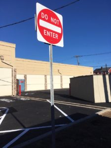 do not enter sign, custom signage, custom do not enter sign, mercer county signs