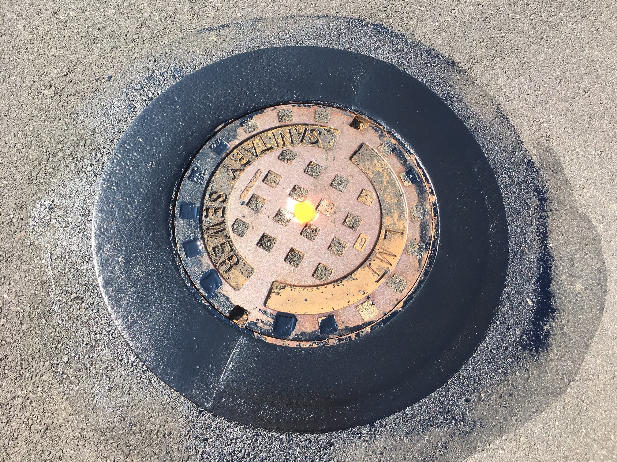 Manhole Protection Rings Smooth Blacktop & Pavement American Line